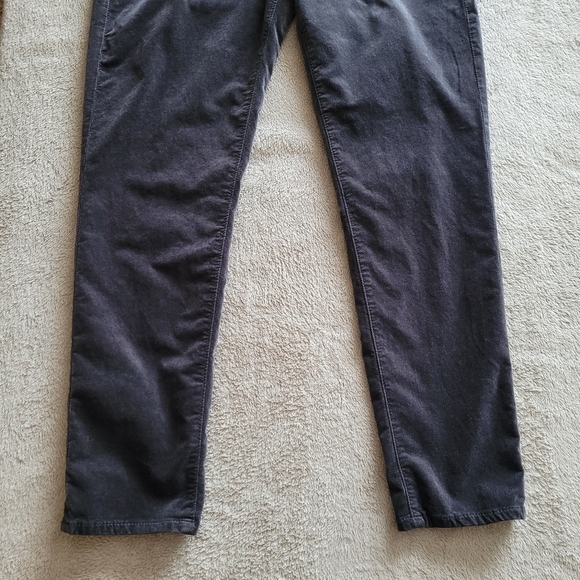 Ag Adriano Goldschmied The Stevie Ankle Slim Straight velvet jeans size 31 - Picture 6 of 13
